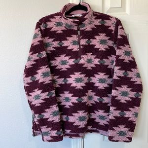 ORVIS Sherpa Snow River Quarter Zip Jacket